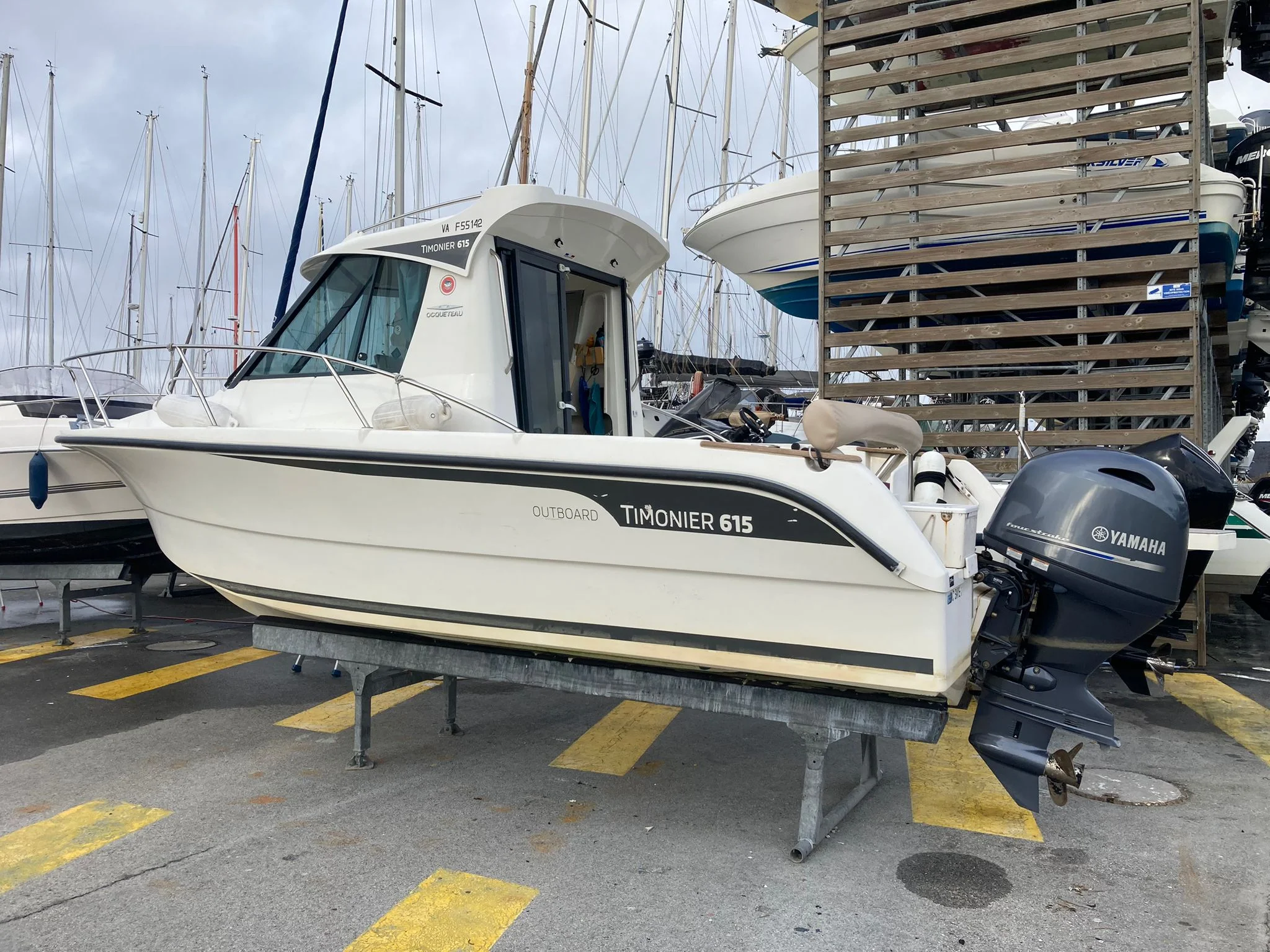 OCQUETEAU 615 TIMONIER + MOTEUR F115 BETL YAMAHA – Image 3