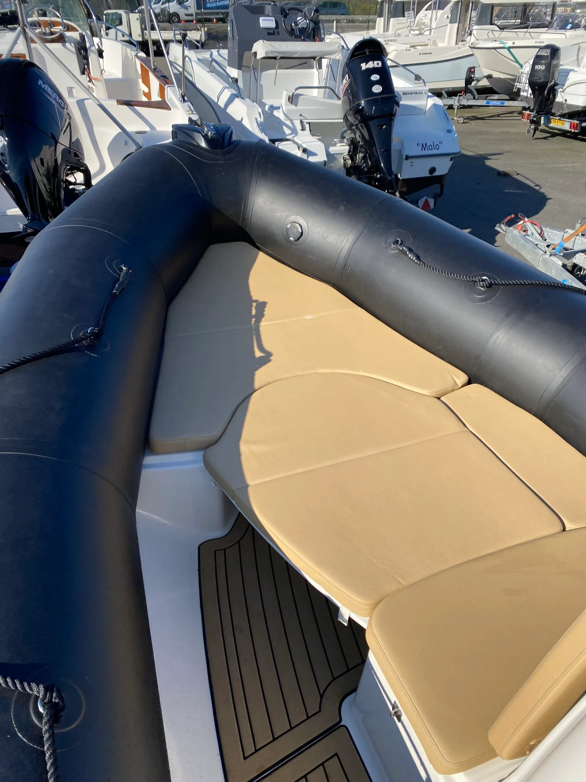SEMI-RIGIDE BOMBARD SUNRIDER 650 + MOTEUR F115 EFI MERCUY – Image 6