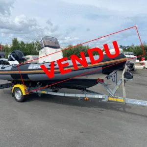 SEMI-RIGIDE ZODIAC PRO OPEN 550 D'OCCASION + MOTEUR F115 EFI MERCURY