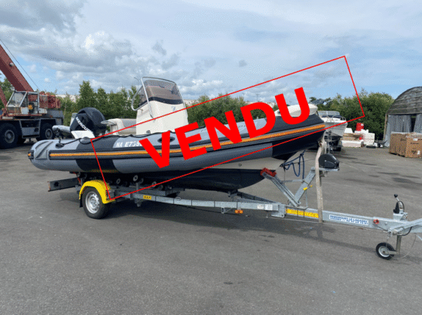 SEMI-RIGIDE ZODIAC PRO OPEN 550 D'OCCASION + MOTEUR F115 EFI MERCURY