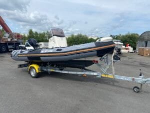 SEMI-RIGIDE ZODIAC PRO OPEN 550 D'OCCASION + MOTEUR F115 EFI MERCURY – Image 2