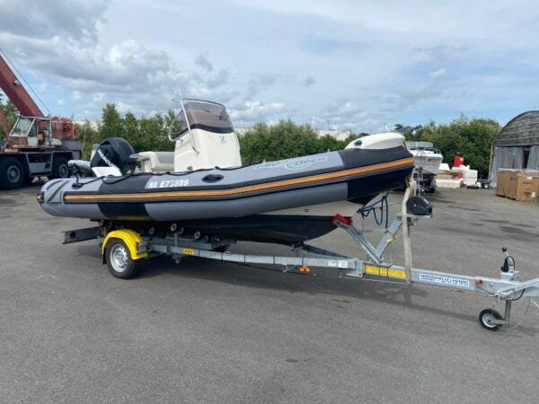 SEMI-RIGIDE ZODIAC PRO OPEN 550 D'OCCASION + MOTEUR F115 EFI MERCURY