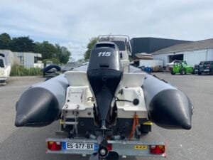 SEMI-RIGIDE ZODIAC PRO OPEN 550 D'OCCASION + MOTEUR F115 EFI MERCURY – Image 4