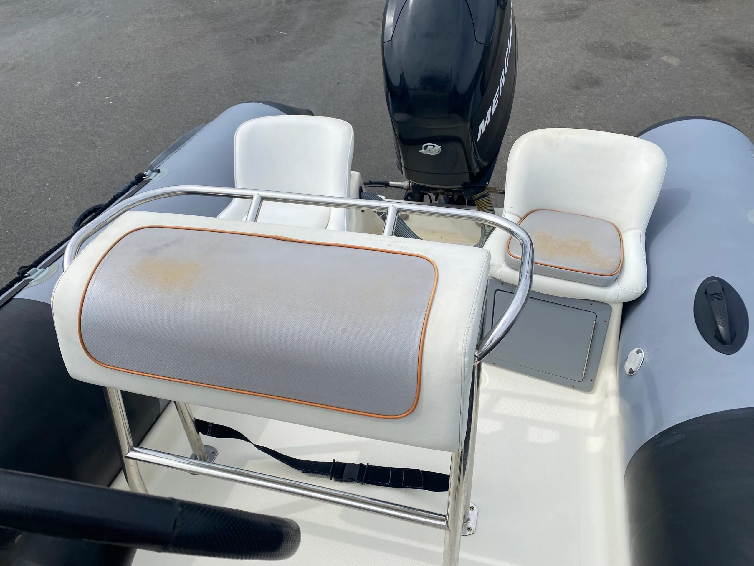 SEMI-RIGIDE ZODIAC PRO OPEN 550 D'OCCASION + MOTEUR F115 EFI MERCURY – Image 9